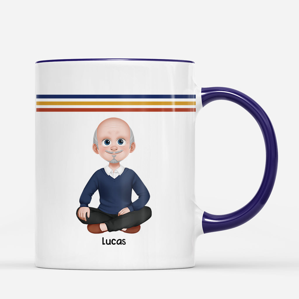 7296MFR3 effet dimpression 3d mug personnalise le meilleur papa papy du monde 7296m6tcb