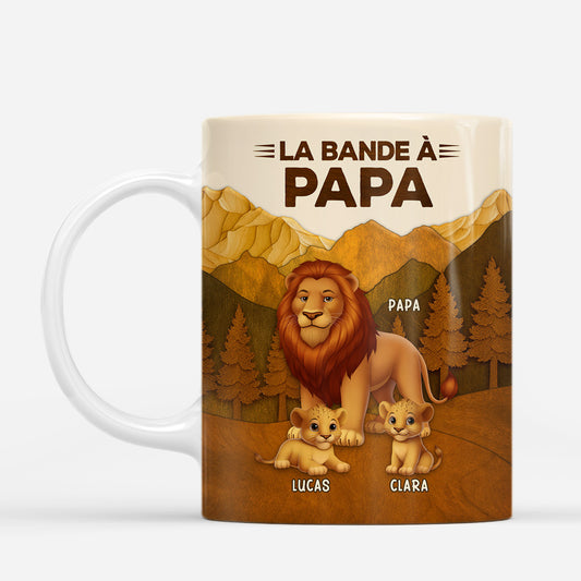 7298MFR1 effet dimpression 3d mug personnalise la bande a papapapy lion cool 7298m6tmb