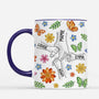 7307MFR2 effet dimpression 3d mug personnalise mamie maman et fleurs en verre 7307m6taa