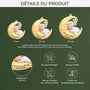 7330OFR3 effet dimpression 3d ornement acrylique personnalise premier noel de bebe avec la lune 7330o3q5k