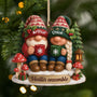 7341OFR1 effet dimpression 3d ornement noel en bois a 1 couche personnalise vieillir ensemble couple gnome 7341o3l5g_1