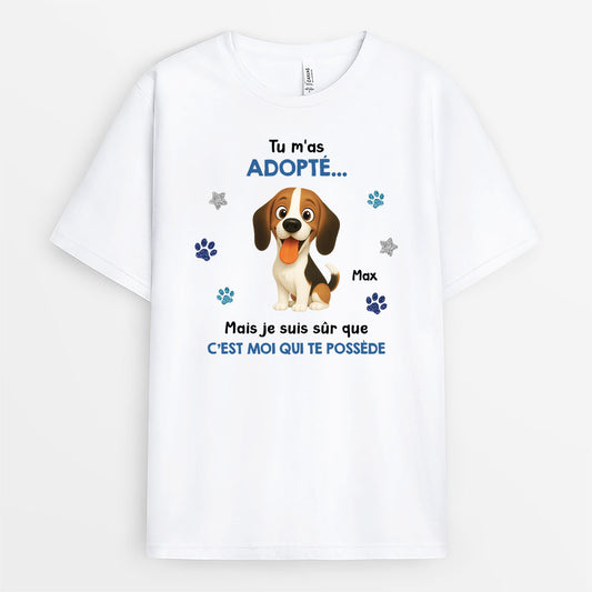 7342AFR1 c_est moi qui te possede t shirt personnalise chien 7342a8vac_2