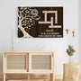 7360CFR3 toile personnalisee famille avec mots croisee liee pour toujours 7360c3vmi