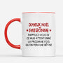 7370MFR3 mug personnalise collegue avec mots croises joyeux noel patron 7370mkpco