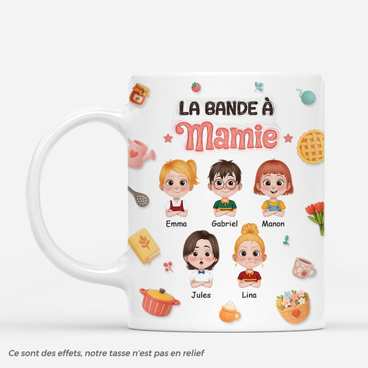 7375MFR1 effet dimpression 3d mug personnalise famille bande a mamiepapypapamaman 7375m8tza