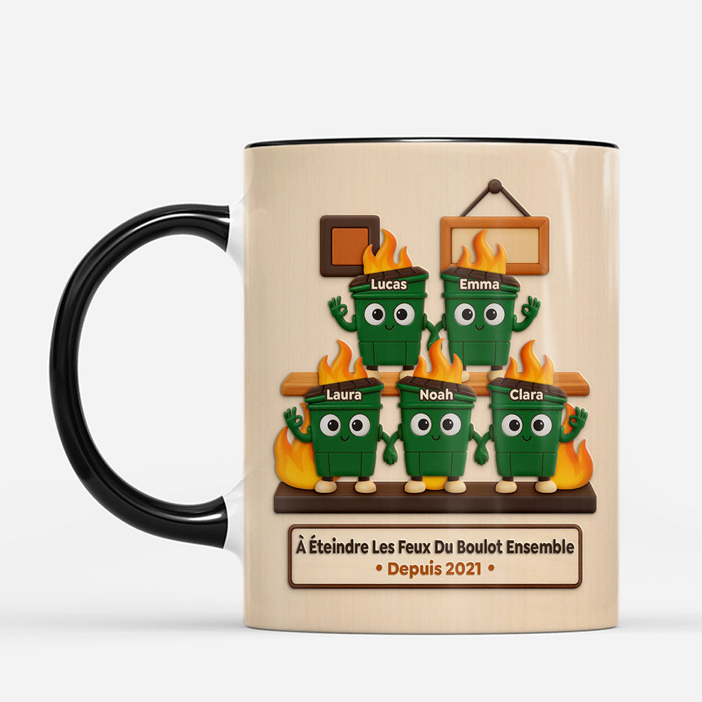7390MFR2 effet dimpression 3d mug personnalise collegue drole eteindre les feux du boulot ensemble 7390m8pmo