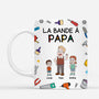 7394MFR1 mug personnalise la bande a papa maman drole 7394mtkab