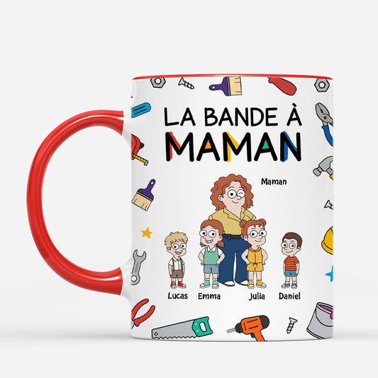 7394MFR2 mug personnalise la bande a papa maman drole 7394mtkab