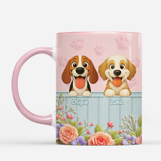 7409MFR2 effet dimpression 3d mug personnalise chien mon joli toutou 7409m3ltc