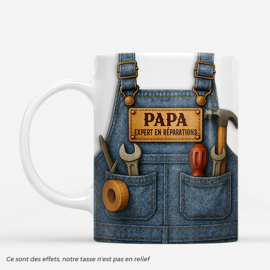 7432MFR1 effet dimpression 3d mug personnalise papa papy expert en reparations 7432mtlwb_1