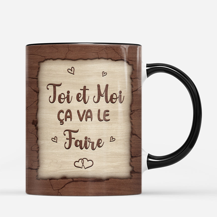 7441MFR3 effet dimpression 3d mug personnalise couple premier baiser 7441mtqzg