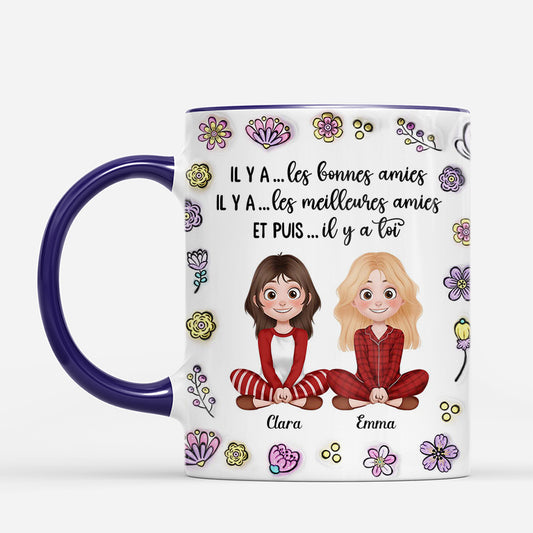 7444MFR2 effet dimpression 3d mug personnalise une meilleure amie 7444m6t5f