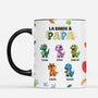 7484MFR2 effet dimpression 3d mug personnalise dinosaures preferes de maman papa 7484m6paa