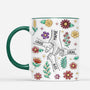 7485MFR2 effet dimpression 3d mug personnalise maman mamie fleurs et enfants 7485m