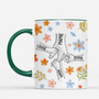 7488MFR2 effet dimpression 3d mug personnalise avec fleurs la main de mamie maman 7488m6faa