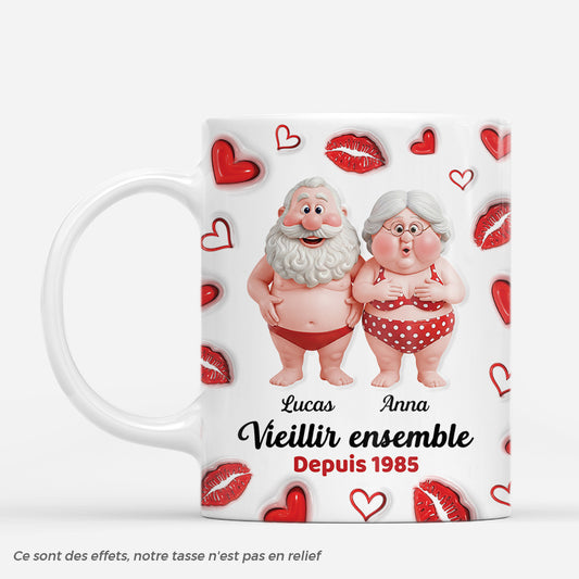 7496MFR1 effet dimpression 3d vieillir ensemble mug personnalise humour couple 7496m6ltg
