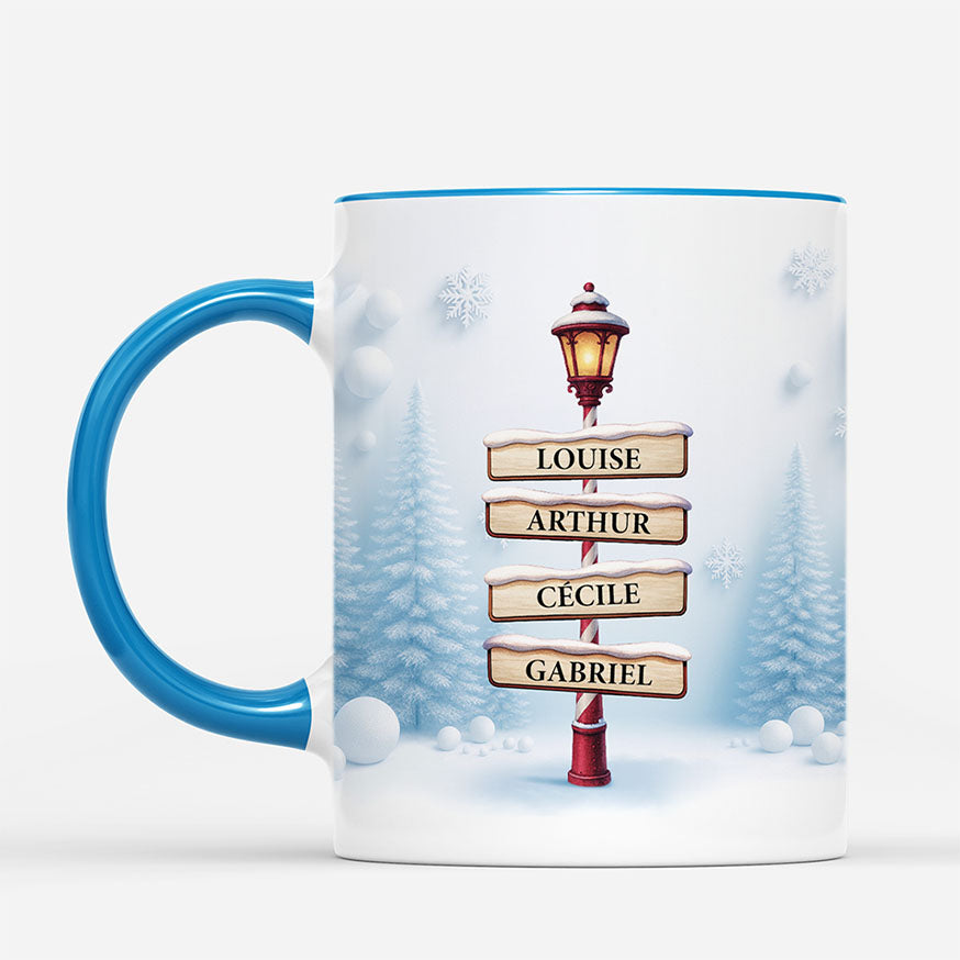 7501MFR2 effet dimpression 3d mug de noel personnalise toute la famille ensemble 7501mtv5i