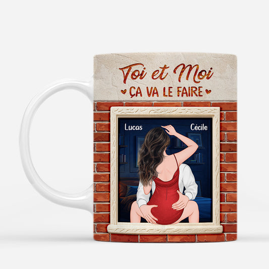 7536MFR1 effet dimpression 3d mug personnalise couple toi et moi 7536m3qag