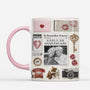 7546MFR2 effet dimpression 3d mug personnalise couple avec photo joyeux 1er anniversaire 7546mtlzg