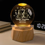 7549LFR1 veilleuse boule de cristal 3d personnalisee vieillir ensemble couple 7549l3tzg