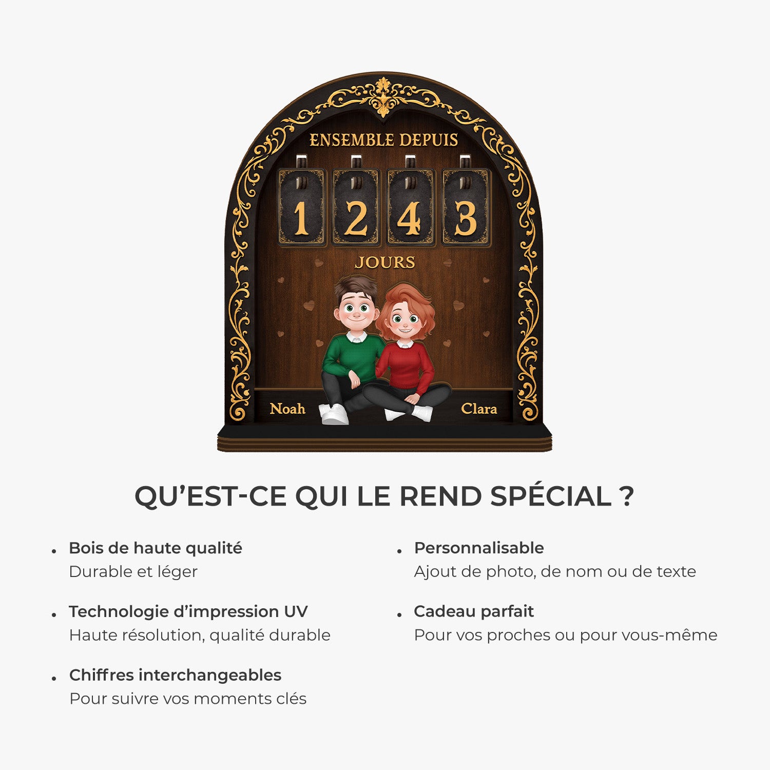 7580QFR5 compteur de jours couple personnalise ensemble depuis 7580q8qmg