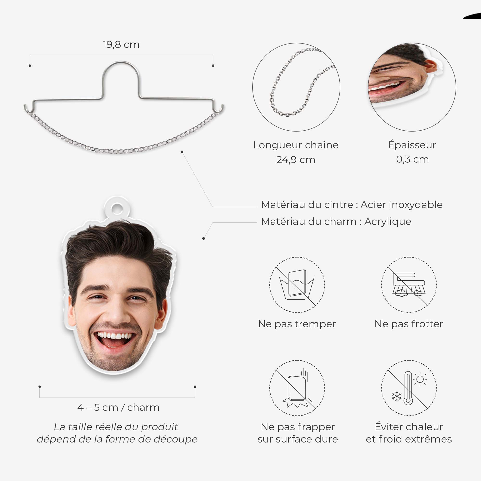 7595GFR3 charmes de voiture personnalisees_ avec photo conduis prudemment papa maman et couple 7595g6ttg