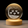 7619LFR1 veilleuse boule de cristal personnalisee nous taimons maman papa 7619l8fza