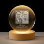 7634LFR1 veilleuse boule de cristal personnalisee taime maman papa avec photo 7634ltfnb