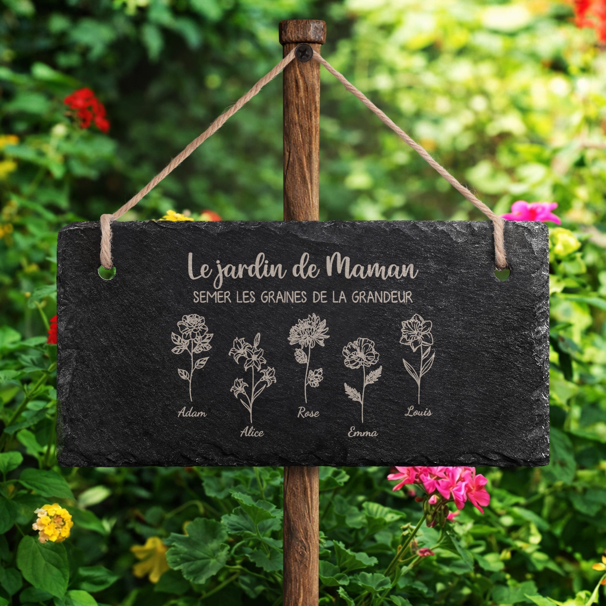 7641AFR2 le jardin de mamie maman plaque ardoise personnalisable 7641aetqca_c14db97a b824 48ea b1aa 6f8f84da1f7a