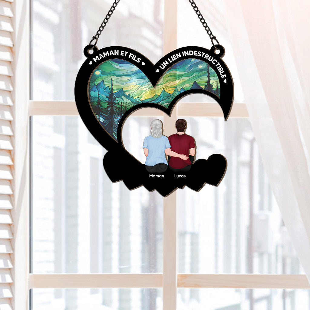 7680UFR2 lien entre une mamiemaman et sa petite attrape soleil personnalise en acrylique 7680utiwa