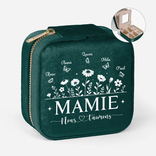 7688AFR1 pour dire on taime mamie maman boite a bijoux personnalisee en velours 7688ajtptg