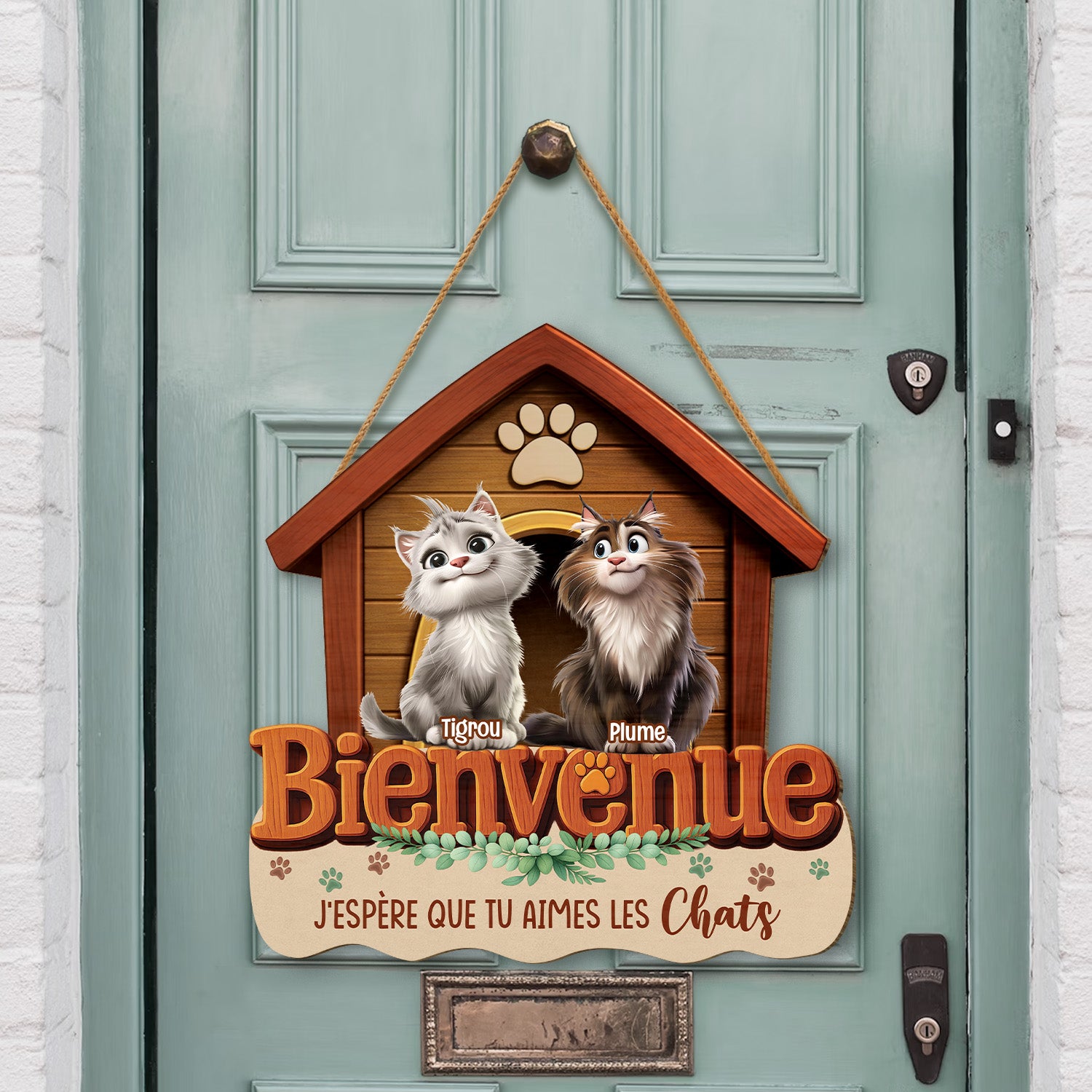 7707QFR2 plaque en bois personnalisee a suspendre bienvenue jespere tu aimes les chats 7707q3lad_774a9cdb 72a7 44b7 8b07 dc2fcc9456a7