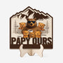 7726QFR1 plaque en bois personnalisee mamie papy ours 7726q8lmb