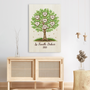 7732CFR3 toile personnalisee famille notre arbre avec coeur 7732c8rwi