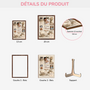 7747QFR3 plaque en bois personnalisee avec photo on taime maman mamie 7747qttta