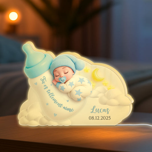 7751LFR1 effet dimpression 3d bebe est tellement aime lightbox personnalisable pour maman 7751lsvaa_1