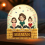 7762LFR1 maman mamie est mon monde lightbox personnalisable 7762l
