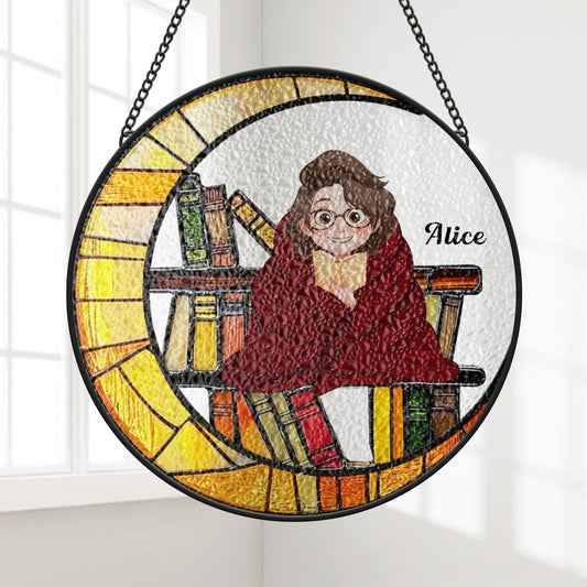 7766UFR1 cadeau amoureux des livres attrape soleil personnalise en verre pour femmehomme 7766u6pca