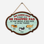 7772QFR1 plaque en bois personnalisee a suspendre chiens fous vivent ici 7772q6chd