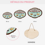 7772QFR3 plaque en bois personnalisee a suspendre chiens fous vivent ici 7772q6chd_699d857f 6d66 442a acde 0e833988d4c8