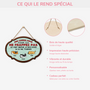 7772QFR4 plaque en bois personnalisee a suspendre chiens fous vivent ici 7772q6chd