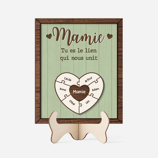 7802QFR1 plaque en bois personnalisee maman mamie tu es la piece du puzzle 7802qshha_0106cb6d a4e3 4f50 be06 fe9d84504907
