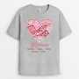 7809AFR2 son coeur patchwork t shirt personnalise mamie maman 7809a8fca