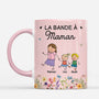 7810MFR1 la bande a maman papa avec fleur mug personnalise 7810m3paa