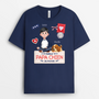 7816AFR2 meilleure maman chien du monde tee shirt personnalise chien 7816acfmc