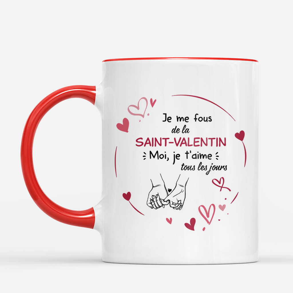 7818MFR2 pas besoin de saint valentin pour dire je taime tasse personnalisee couple 7818m6f5g