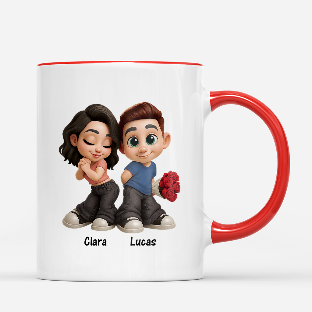 7818MFR3 pas besoin de saint valentin pour dire je taime tasse personnalisee couple 7818m6f5g