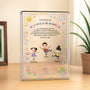 7831RFR2 certificat de la meilleure maman mamie plaque acrylique personnalise rectangulaire avec photo 7831rsyca