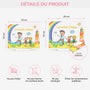 7834RFR4 bande a maman papa avec dessin denfant plaque en acrylique personnalisee avec support 7834rtpta