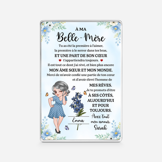 7838RFR1 cadeau pour ma belle mere plaque en acrylique personnalisee rectangulaire 7838r6fwa_0bdbaf70 7b8c 46ce a383 2bf90d8b3272